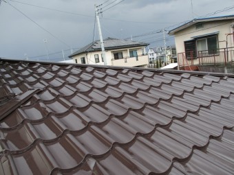 上塗り塗装完了です