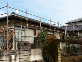 施工前の全景です