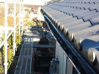 雪による破損個所です