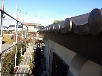 金具と軒樋を撤去しました