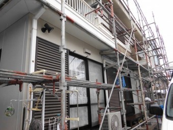 施工前の全景です。