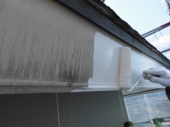 破風板を塗装しました