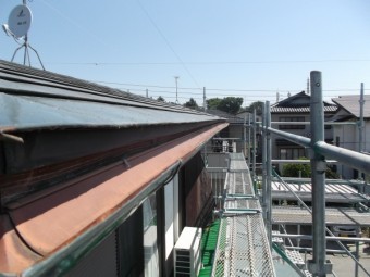 雨樋交換工事施工前