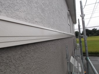 上塗り塗装完了です