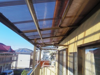 宇都宮市T様、波板交換完工