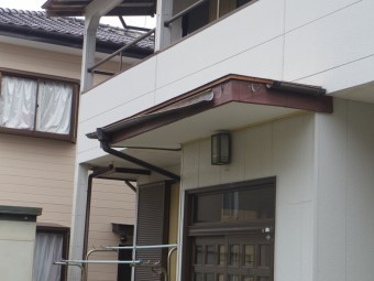 真岡市S様 玄関前