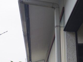 日光市H様邸軒樋の全体の落ち