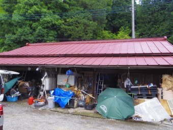 宇都宮市F様、納屋 軒樋
