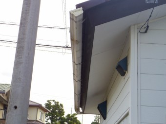 宇都宮市F様邸大屋根の樋