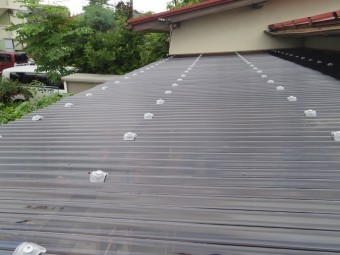 宇都宮市O様、波板取り付け後