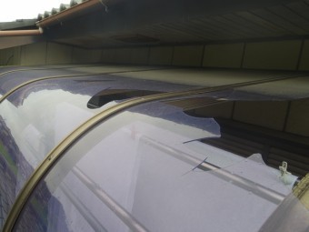 真岡市K様、テラス屋根