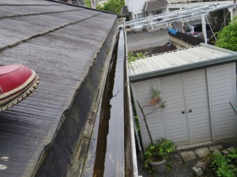 宇都宮市N様邸軒樋西面