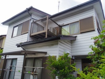 日光市F様邸雨樋調査前