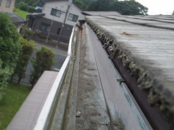 日光市F様邸大屋根軒樋