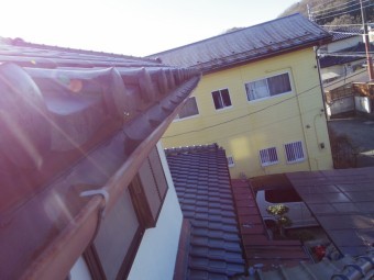 那須烏山市H様西面2階部分軒樋