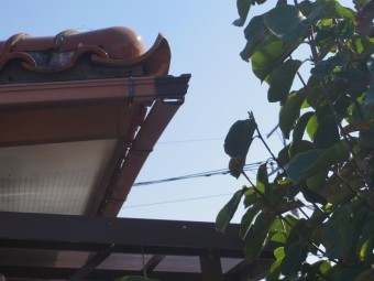 宇都宮市M様邸大屋根曲がり部分の外れ