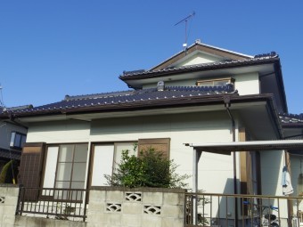 さくら市T様邸、雨樋現調