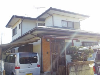 宇都宮市A様邸、雨樋カーポート現調