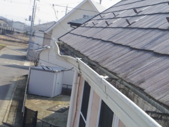 那須塩原市N様邸、北面軒樋