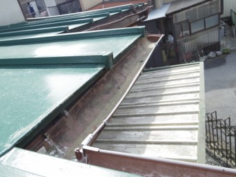 鹿沼市K様南面下屋軒樋