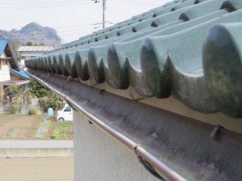 鹿沼市K様、北面軒樋