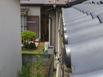 日光市S様西面軒樋