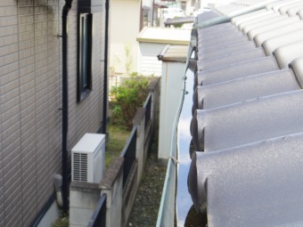 小山市H様東面1階部分軒樋
