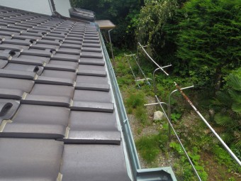 日光市N様北面1階部分軒樋