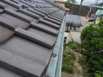 日光市N様西面1階部分軒樋