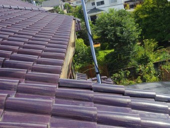 芳賀町H様、南面大屋根軒樋