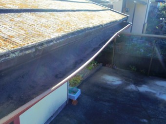 宇都宮市S様、玄関上軒樋