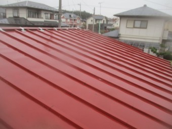 洗浄前の屋根の状態です