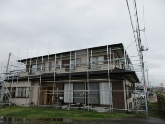 施工前の全景です。