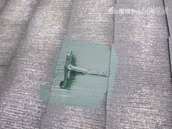 雪止めを中塗りしました