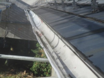 雨樋の破損箇所です