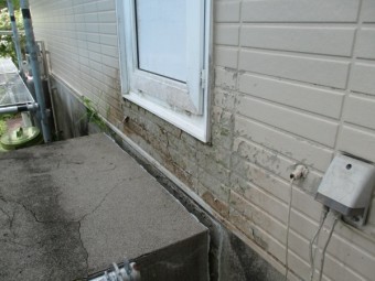 雨水や雪による被害個所です