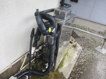 追い焚き用のボイラーです