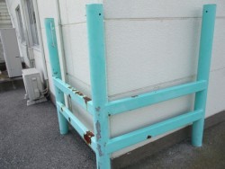 車ガードの施工前の状態です