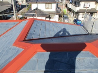 宇都宮市N様邸、屋根板金錆止め