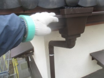 集水器を取り付けました
