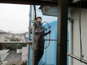 やなぜh様邸外壁洗浄