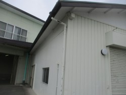 雨樋の施工前の状態です