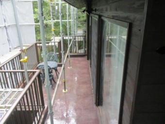 外壁の洗浄が終了しました