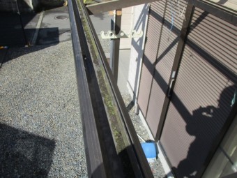 軒先樋の状態です