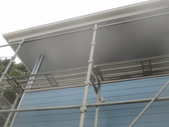 施工後の軒天の状態です