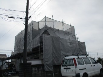 施工前の全景です