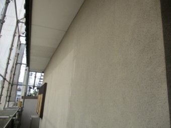 洗浄後の1階外壁の状態です