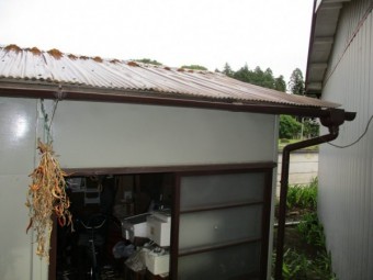 破損個所です