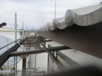 雨樋を撤去しました