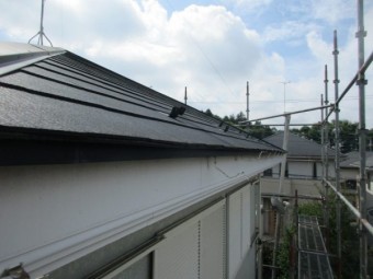 軒樋金具を撤去しました